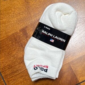 Ralph Lauren Polo Sport 3 Pairs Low Socks NWT